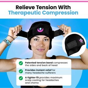 Black Headache Relief Cap